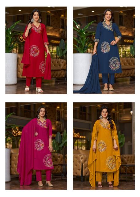 Pirohi mahek 3pcs wholesale kurtis online surat